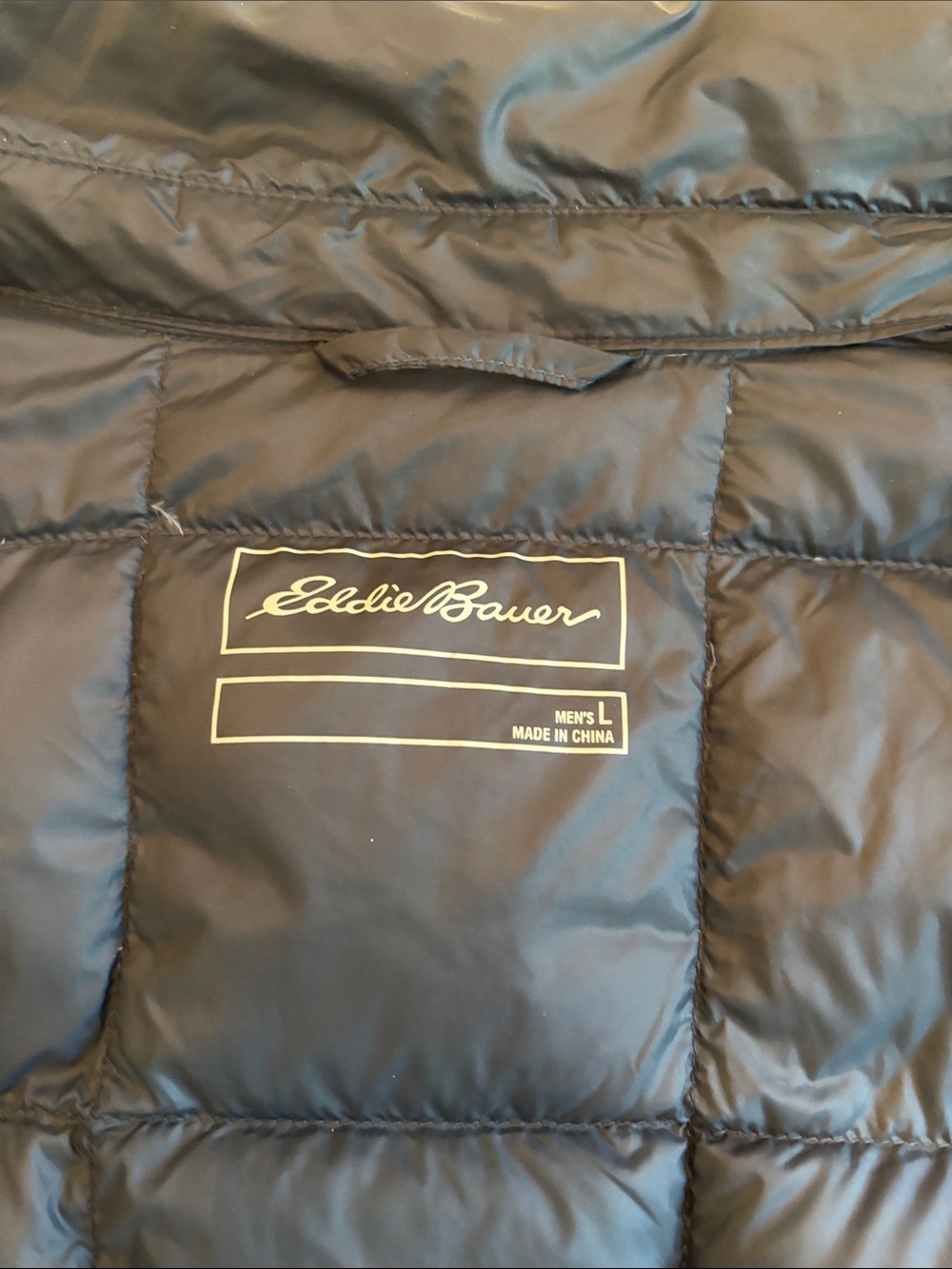 Eddie Bauer Black Quilted Kids Puffer Jacket